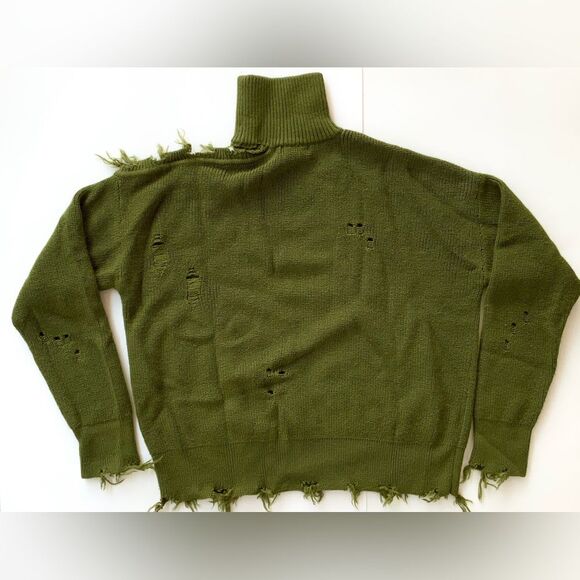 Lovers + Friends Arlington Sweater - Olive Green Size XS $158 RETAIL - Picture 3 of 10